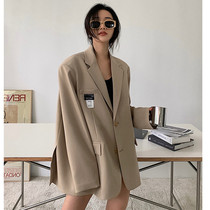 Senior sense fried street small suit jacket women 2021 early Spring and Autumn new small temperament casual khaki suit