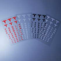 Suitable for car stickers Suitable for TESLA caliper stickers brake high temperature stickers TESLA sticker model
