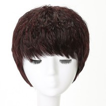 Net red short hair lady perm wig wig female short hair curly hair middle-aged old corn hot roll wig headgear
