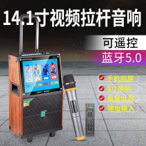 22 inch square dance video audio lever audio high power wireless microphone singer singer ksong Bluetooth audio ktv