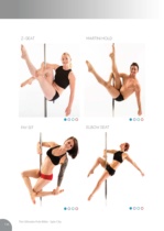 TopPole Pole Dance Training Bible English version 400 pages more than 2000 action skills picture tutorials
