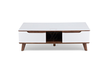 Left and right tempered glass coffee table CJB8001A