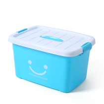 Plastic storage box large medium and small clearance toys with portable tidying box storage box dormitory student storage box