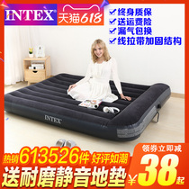  INTEX inflatable mattress double household folding bed air cushion bed sheet people increase simple portable thickened inflatable bed