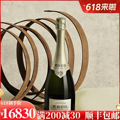 Krug Cook White Diamond Year Champagne Crug Сингл Шардоне Чистота Французское Высокоуровневое Сверкающее вино