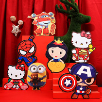 Three-dimensional cartoon red bag personality creative New Years Spring Festival profit is the year of the Ox