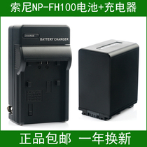 Sony Camcorder HDR-XR520 HDR-XR520E HDR-XR500E Battery Charger NP-FH100