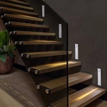 LED staircase sensor light smart human body sensor Footlight embedded home aisle corner kick step light