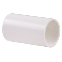 PVC line pipe joint 20 electrical set line pipe fittings national standard direct thickening and length 4 points straight through White