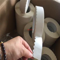 Wave lace double-sided tape 3 layers of special hard carton double-sided tape easy to tear line zipper double-sided tape