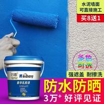 Color latex paint paint interior building home paint wall quick-drying paint wall sky blue style refurbished VAT 3l