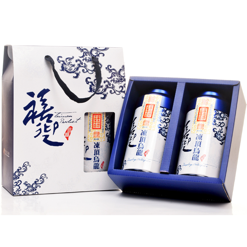 Xiying Taiwan Alishan original Alpine tea fragrant oolong tea imported tea gift box 2 cans 300 grams