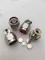 Hexagon N-JWB3 radiofrequency head N male bend right angle 50-3 and half soft half steel microwave jumper connector RG402 private