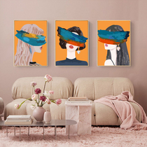 Digital oil painting Diy simple teenage girl Fill color decoration painted hand-painted drawing room characters Decompression Girl oil color painting