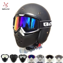 Motorcycle goggles windproof riding glasses electric off-road retro Harley locomotive helmet riding mask goggles