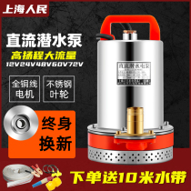 DC submersible pump 48V60V72 Volt household electric car water pump 12V24V bottle small farmland irrigation pump
