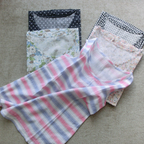 Foreign trade Womens summer willow yarn homewear Cotton vest thin sleeveless pajamas Cool fabric