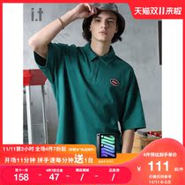 it UNDERGARDEN mens polo shirt 2021 summer new simple logo badge embroidery 2514MAG