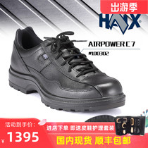 Germany Haix leather shoes C7 waterproof leather business tactical tooling boots Autumn mens shoes duty shoes cowhide shock absorption lacing