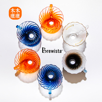 Brewista Glass Hand Sprint Coffee Filter Cup Drip Filter V60 Coffee Filter Sharing Pot Coffee Appliance Suit