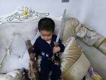 Trait childrens toy sword Longquan sword full length 62 stainless steel sword over 5 years old play unopened blade