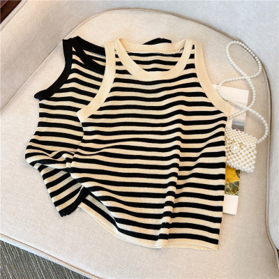 taobao agent Design knitted vest, bra top, tank top, long-sleeve, trend of season, for plus size ladies