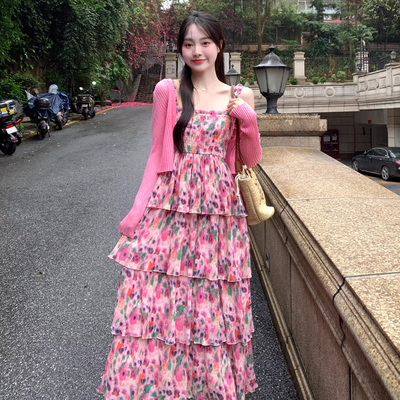 taobao agent Fresh long retro dress, plus size, french style, city style