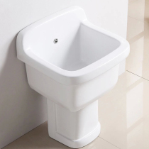 Bathroom products Ceramic mop pool Mop pool with columns Round small mop pool Balcony pool floor mop basin Mop basin