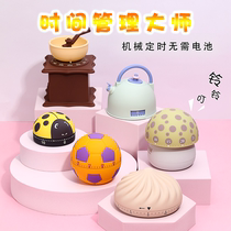 Creative student time manager kitchen timer learning efficiency timer mechanical reminder timer