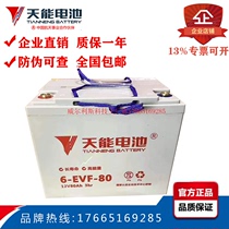 Tien Neng 6-EVF-80 12V80AH GFM85 medium power size King Kong electric forklift truck battery