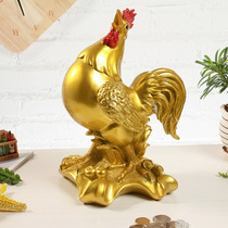 Golden rooster piggy bank for adults with rooster Creative dining room Living Room Household Zodiac Piggy Bank Piggy Bank Year of the Rooster