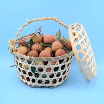 Home specialty packaging basket fruit picking basket spot bamboo woven egg basket zongzi packaging basket manufacturers