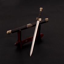 Miniature 1-6 Dragon sword Spring and Autumn Warring States Qin Shi Emperor of the Qin Dynasty Miniature Knife Sword has unopened the playing collection