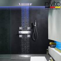 Germany nivito in-wall thermostatic shower shower recessed household ceiling concealed ceiling shower set