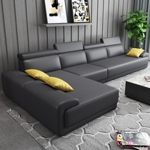 No-wash nanotechnology cloth sofa living room Nordic small apartment removable and washable simple modern latex fabric sofa