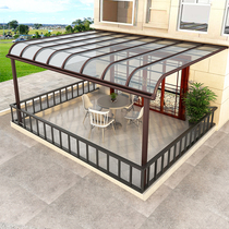 Aluminum alloy canopy sunshade awning balcony outdoor rainproof Villa courtyard roof roof sun parking shed