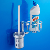 Toilet brush base glass shelf set toilet supplies cleaning toilet brush pole soft hair sitting brush head