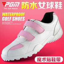 PGM Golf Shoes Women's Caddy Shoes Velcro Shoelaces Waterproof Breathable Golf Shoes