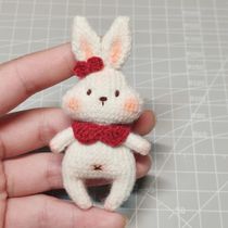 Handmade DIY Crochet Knitting Doll 568 Flat Flat Rabbit Electronic Illustration Tutorial Non-Video Non-Material Package