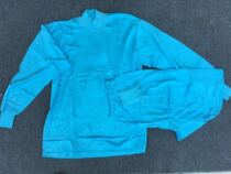 59 Pilot underwear Silk Shirt pants sky blue underwear quick-drying underwear autumn pants