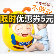 Oversized childrens tumbler toys baby baby can bite with rattles for more than 6 months 0-1 year old puzzle
