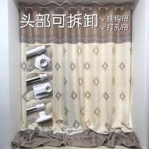 30cm telescopic pole wardrobe non-perforated 40 short hanging clothes pole telescopic mini clothes bar stay bathroom vertical