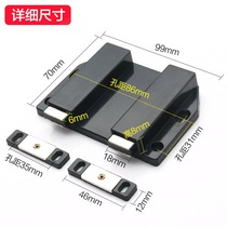 Large number of invisible cabinet door rebound device touch bead free of handle door touch pressing self-bounder magnetic touch double door magnetic suction cabinet suction