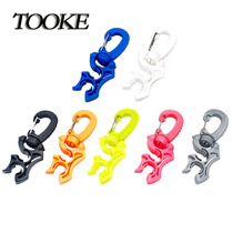 TOOKE secondary head quick shackle BC respiratory regulator tube clamp low pressure tube fixed adhesive hook diving accessories