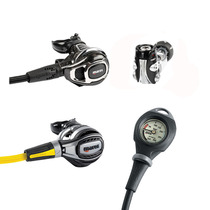 MARES CARBON 52 respiratory regulator set single table one and two head spare two head set