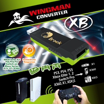 Brook Adapter Wingman-XB ps3 ps4 ps5 Xbox Elite 2 to XB360 ONE Console