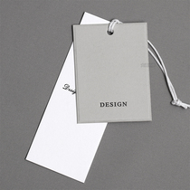 Clothing label tag custom special paper fashion Europe America and Korea clothing tag custom-made collar label design tag custom