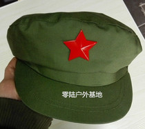 65-style old military cap Queliang veteran hat old military green diliang liberation hat hat hat
