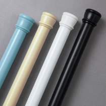 Punch-free shower rod toilet telescopic rod bathroom bedroom curtain rod wardrobe balcony clothes rod