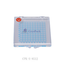 Rubber box self-adsorption box jewelry box optical protection box transparent plastic packaging box CPK-S-8512
